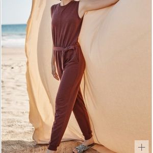 Garnet Hill Knot Jogger Jumpsuit